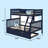 Bolles Kids Bunk Bed with Trundle-445596344-428809081