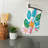 Abstract Blossoms Oven Mitt Cotton Twill