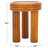 Acad Rattan Round Accent Table
