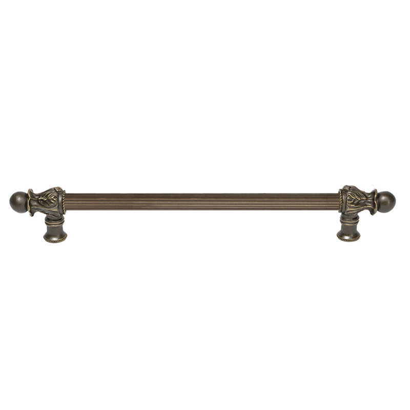 Acanthe avec 5/8 po, 12", Laiton antique