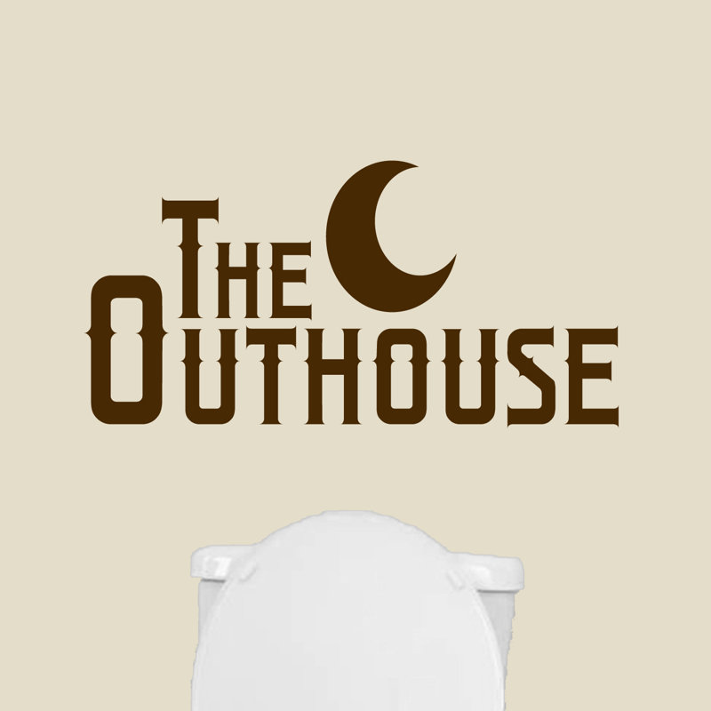 Adhésif décoratif The Outhouse, Brun