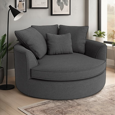 Ashonte Upholstered Barrel Chair