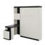 Lit escamotable double avec bureau et armoires