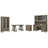 Desk With Lateral File Door Bookcase Credenza And Hutch-125375878-125375867