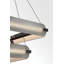 Lustre néon, 8 lumières, 34 po, noir mat, verre fumé Neoness-676009158