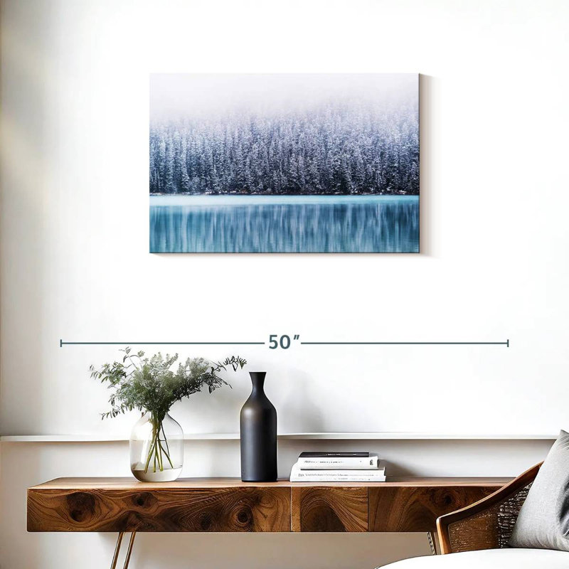 Alvord Lake Louise en hiver, H 20 po x l 30 po