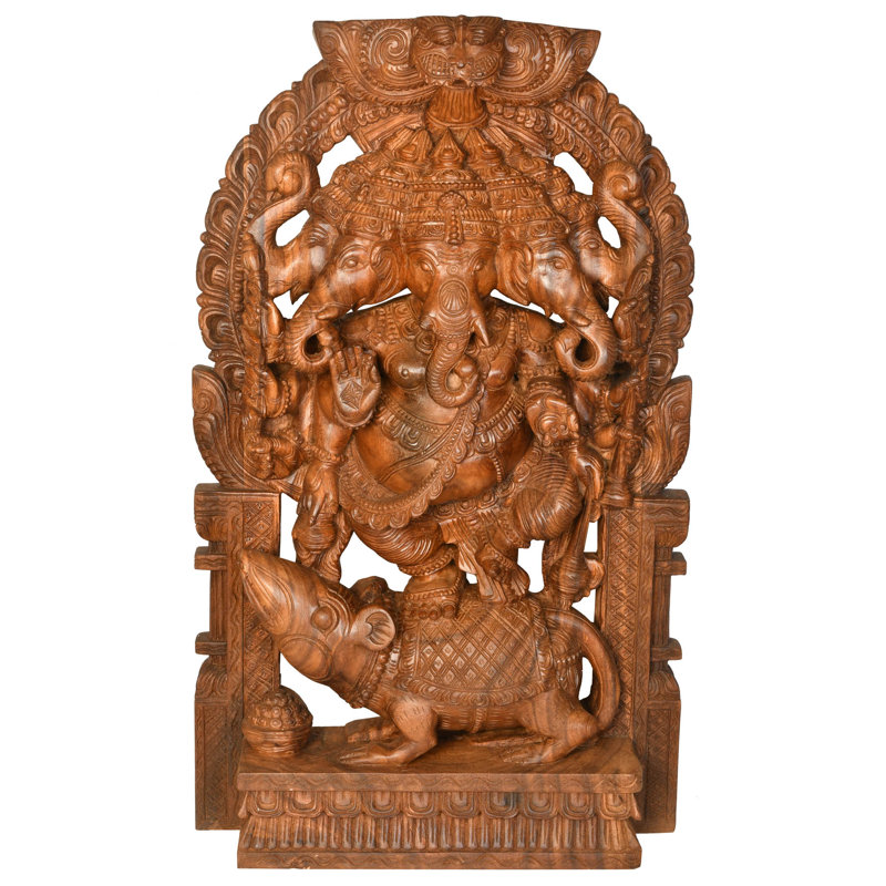 Panchamukha dansant Ganesha (grande taille)