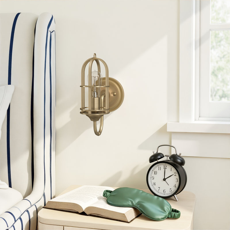 Anning Armed Sconce, Dark Antique Brass