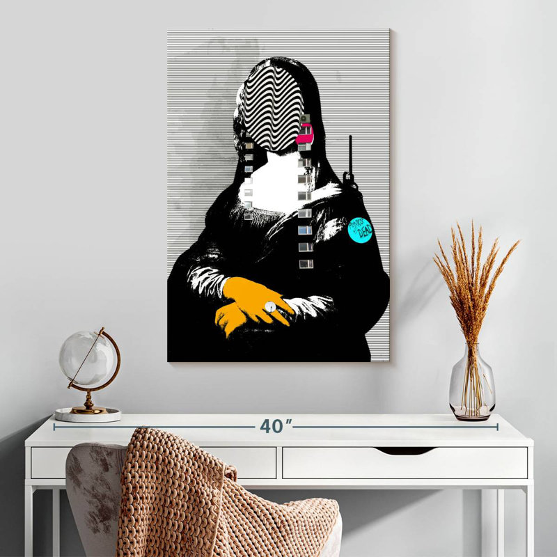 Leisha Mona Lisa Street Pop, H 30 po x l 20 po