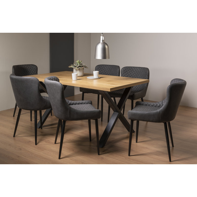 Estrella Metal Base Dining Table