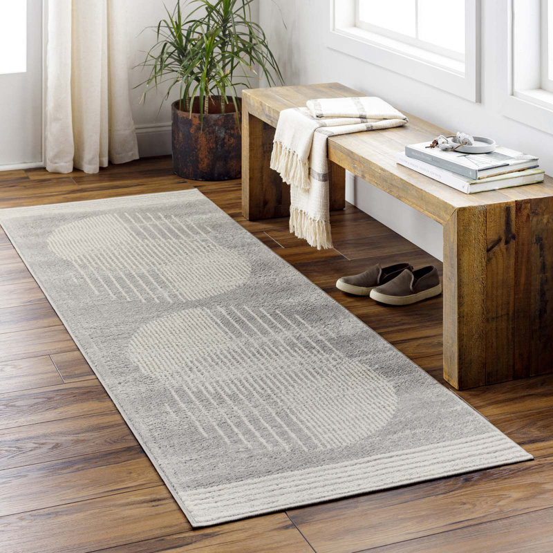 Reagyn Geometric Machine Woven Area Rug, Runner 80 x 220 cm