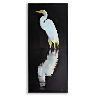 Aigrette foncée, art giclée par D. Rust