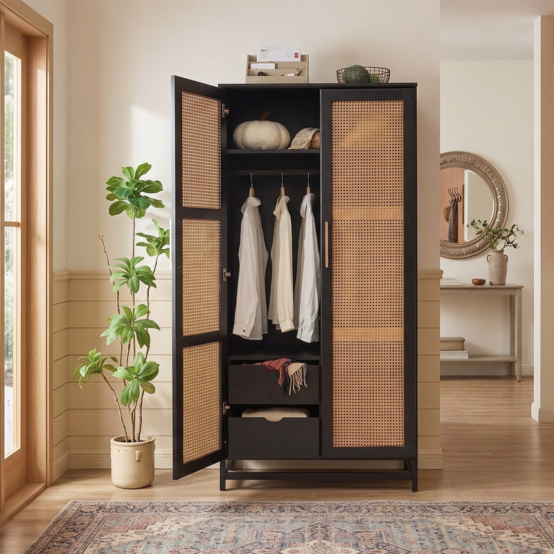 Armoire Heido, Noir, noir, noir, noir
