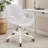 Office Chair With Wheels Task Chair Adjustable Swivel Seat With Fixed Arm Faux Leather Pad Work Computer Desk Chairs Vanity Chairs For Home Office-145769767