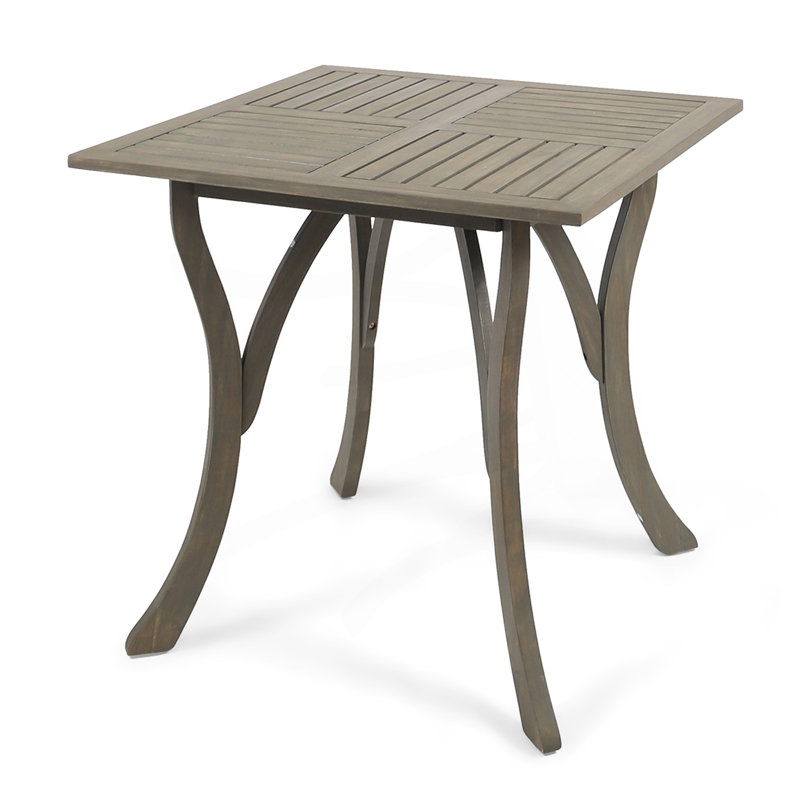 Square Patio Table With Steel Legs