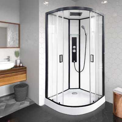 Vidalux Kontrast Lux 900 x 900 Quadrant Hydro Shower Cabin