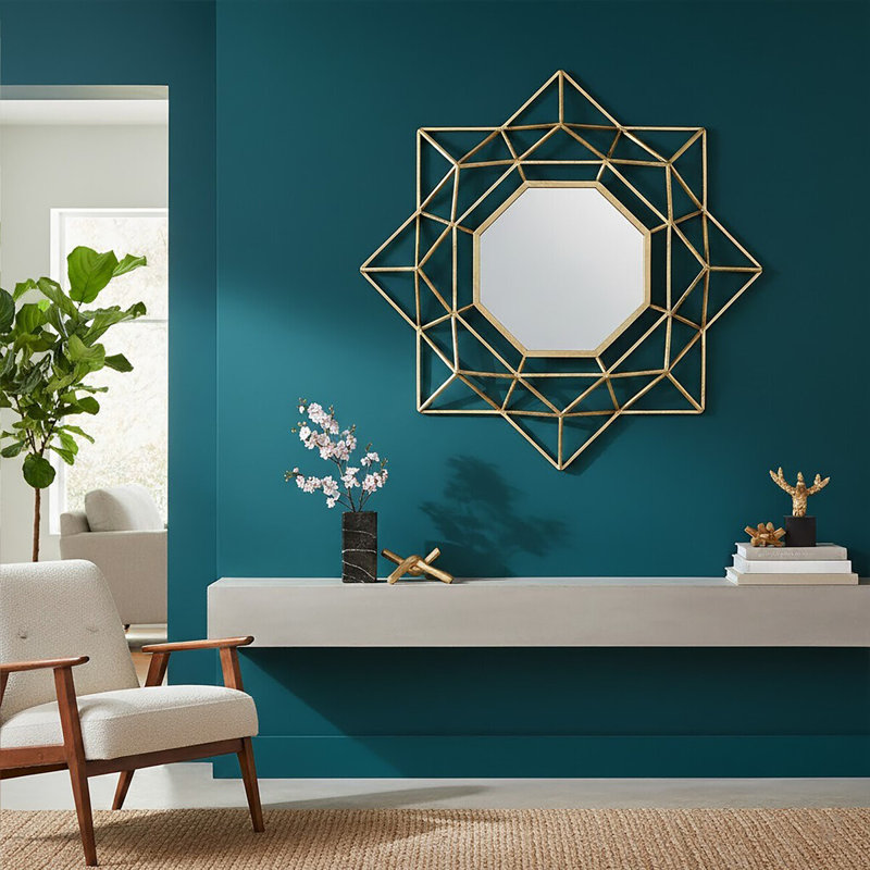 Deidre Metal Flat Wall Mirror