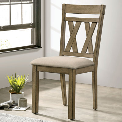 Ensemble de 2 chaises d'appoint rembourrées en bois Bruun (ensemble de 2)