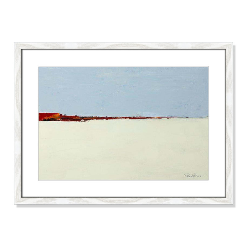 Desert Plains par - impression, H 17 po x l 23 po x P 0,75 po, Cadre blanc