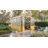 8' x 9.5' x 7.5' Wooden Greenhouse, Pre-Assembled Solid Cedar Frame, Walk-In Design with Lockable Door and Adjustable Roof Vents, Polycarbonate Panels for Outdoor Garden & Backyard-128866127