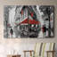«Rainy Paris I», ensemble de 2 reproductions d'art-428707234-428397540-428397536