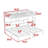 Twin Over Twin And Twin Metal L-Shaped Triple Bunk Bed With Built-In Side Table And Ladder