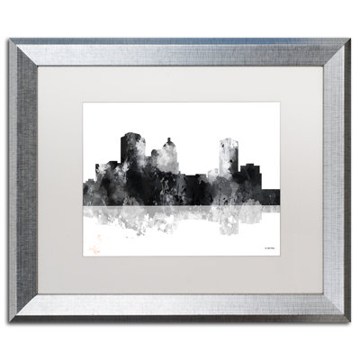 « montgomery alabama horizon-1 », impression sur toile encadrée