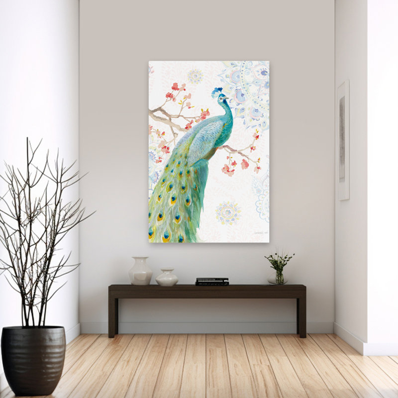 Animaux et oiseaux Jaipur I Art, H 60 po x l 40 po
