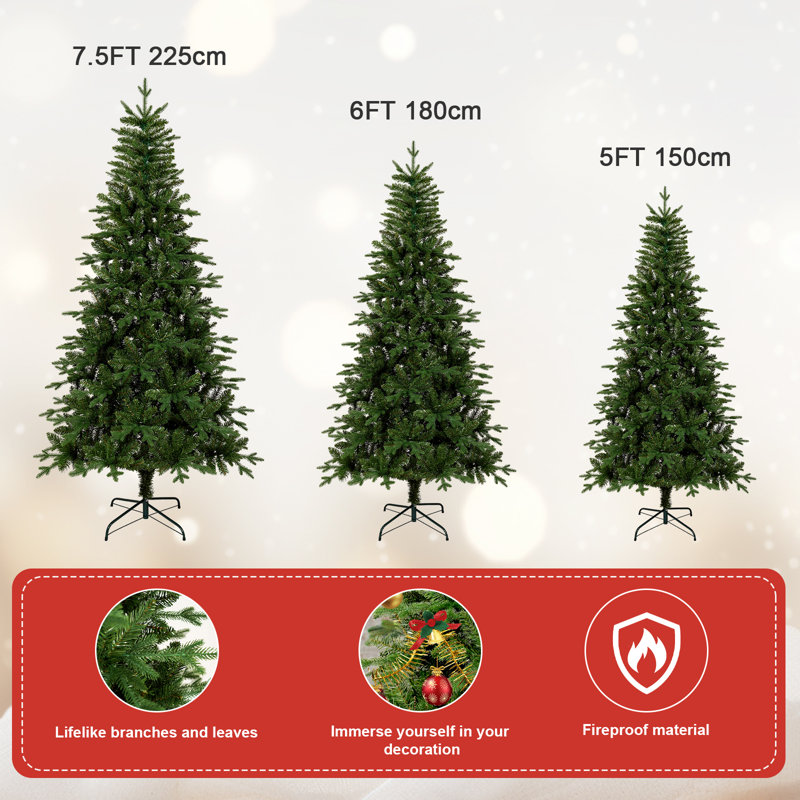 Arbre de Noël artificiel vert, 5'