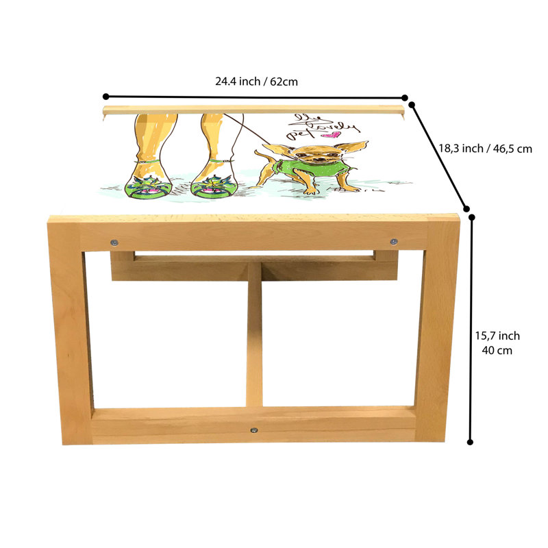 Jakyla Sled Coffee Table, 62cm H x 46cm W x 40cm D