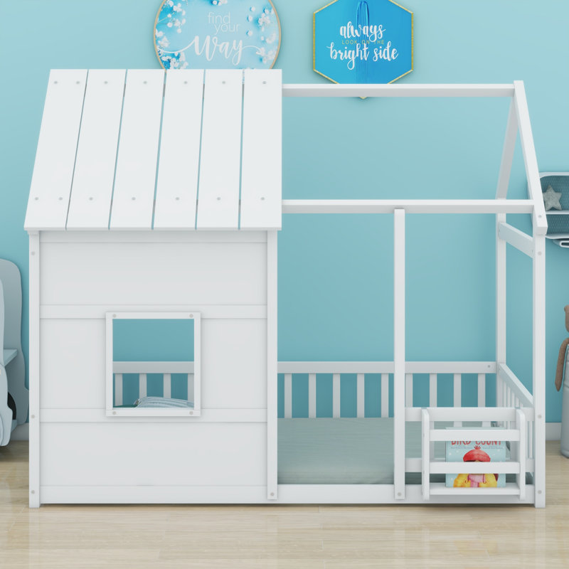 Cadre de lit pour enfant avec 7 lumières DEL de couleur Kids House