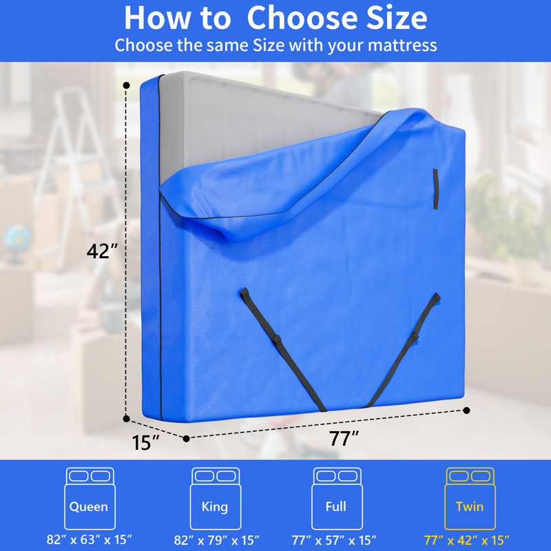 Blane Waterproof Zipper Storage Bag, Twin
