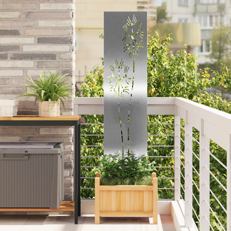 vidaXL Garden Privacy Screen Partition Outdoor Decor Modern Decorative Barrier