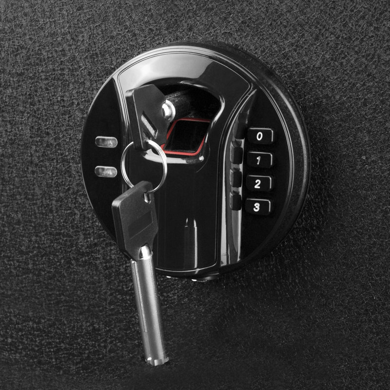 0.46 CUBIC FT BIOMETRIC KEYPAD SECURITY SAFE
