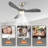 Offie 42" W LED Propeller Ceiling Fan with Remote-1997669442