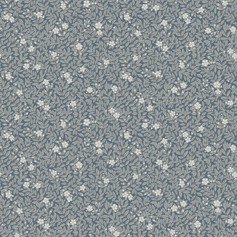 Boråstapeter Myrten Wallpaper, Slate