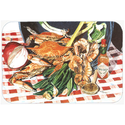 Planche à découper en verre Crab Boil