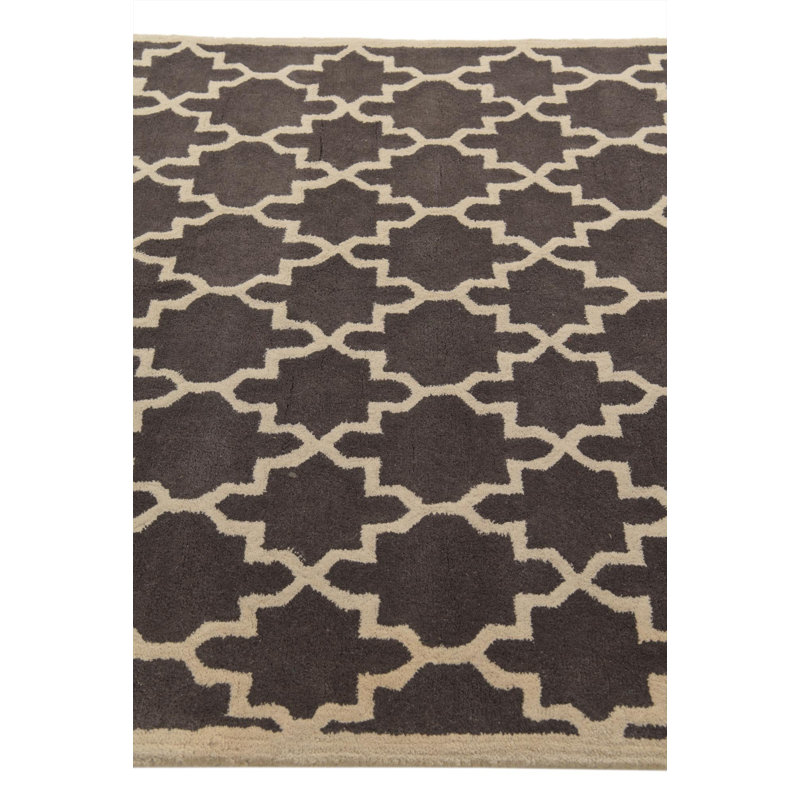 Tapis noir Otto