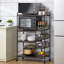 Étagère de cuisine autoportante avec roulettes H 45 po x l 28 po x P 14 po