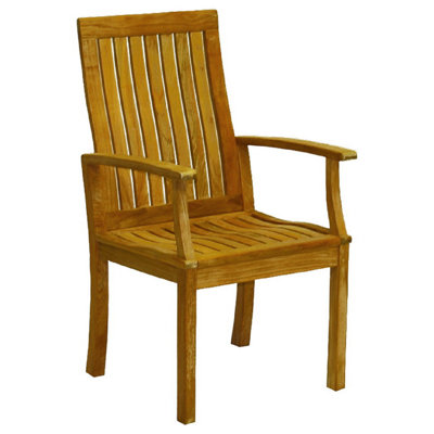 Monterey Teak Outdoor Dining Armchair