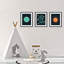« outerspace theme, terre, rêve big little one », ensemble de 3 pièces imprimées sur papier Dabirvaziri