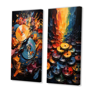"Colourful Symmetris I", 2 pièces