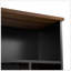 Meuble audio-vidéo mural moderne avec foyer électrique et tablettes réglables pour téléviseurs de 80 po ou moins, idéal pour le rangement et la présentation dans le salon-129911845