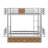 Twin XL Over Twin XL Metal Bunk Bed With Drawers-1838490513