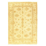 Canvello Fine Hand Knotted Oushak Design Rug - 6'4'' X 9'