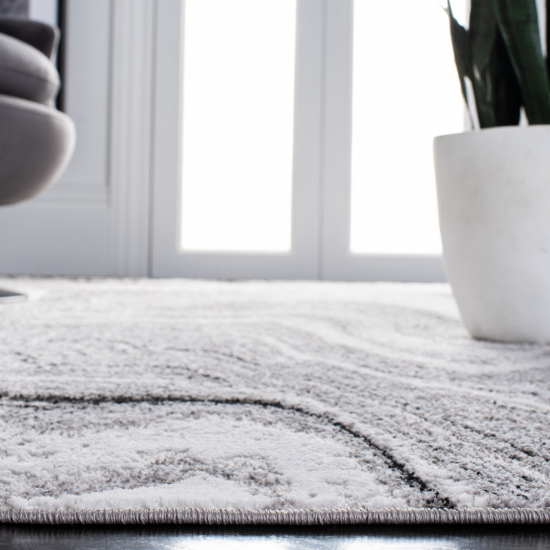 Dighton Performance Abstract Rug, Rectangle 4'5" x 6'5"