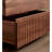Striped Floor Groove Accent Chest