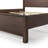 Standard Baja Platform Bed - King Size - Walnut Finish-1768653616-1768653628