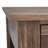 Monroe 38"W Solid Acacia Wood Rustic Square Coffee Table with 2 Drawers and Open Shelf-12130262