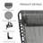 Folding Chaise Lounge with 5-level Reclining Back-1854356935